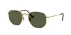 Oculos de Sol Ray Ban RB3548NL Hexagonal -  Dourado