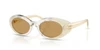 Oculos de sol Miu Miu MUB09S -  Creme