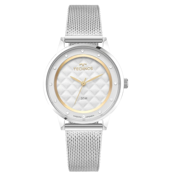 Relogio Technos Feminino Brilho Prata - 2035NCL/1K