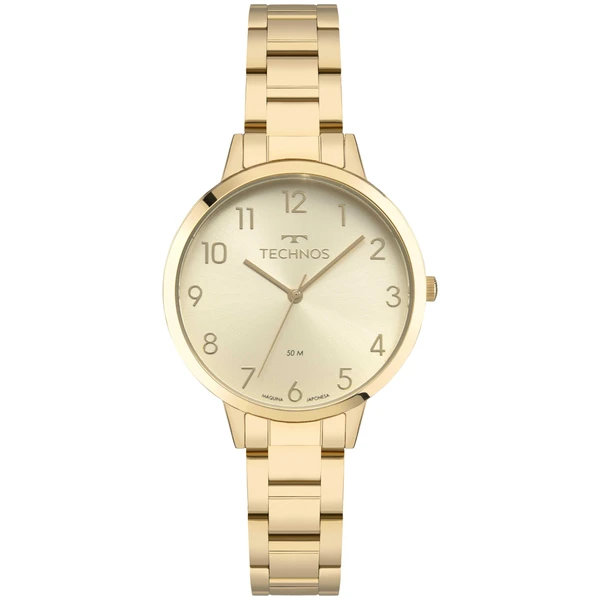 Relogio Technos Feminino Dress Dourado - 2035NDM/1X
