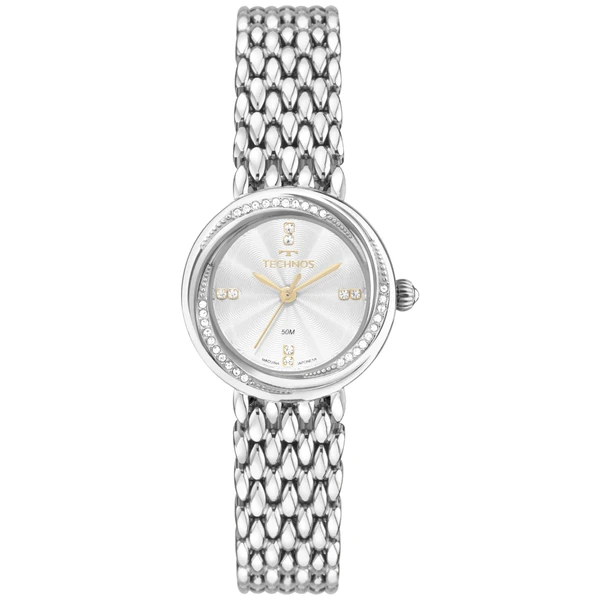 Relogio Technos Feminino Mini Joia Prata - 2035NBK/1K