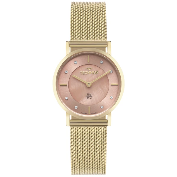 Relogio Technos Feminino Slim Dourado - 2025LTX/1T