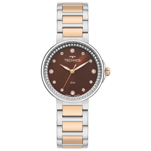 Relogio Technos Feminino St.moritz Bicolor - 2035NCM/1M