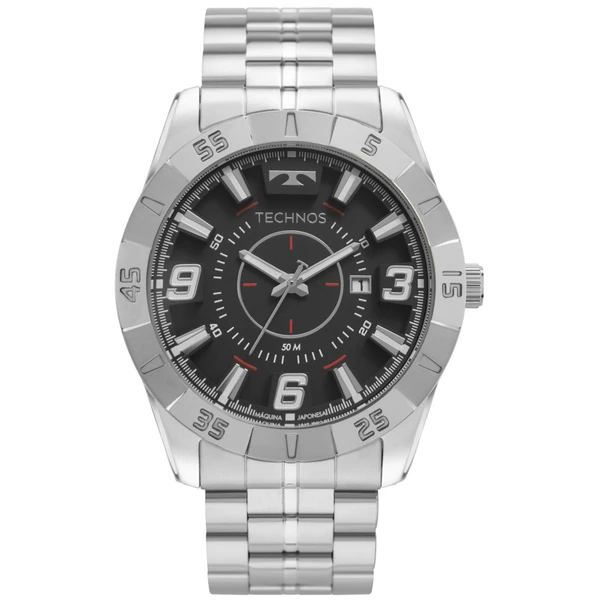 Relogio Technos Masculino Racer Premium Prata - 2115KYX/1R