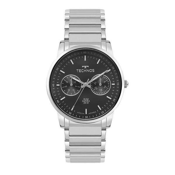 Relogio Technos Masculino Slim Prata - 6P25BY/1P