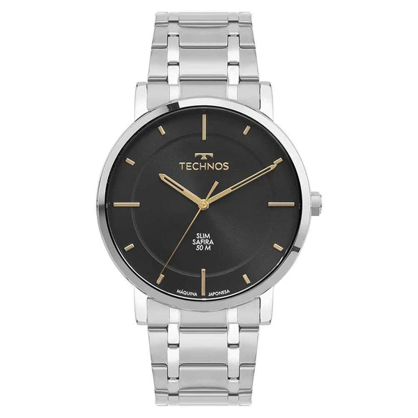 Relogio Technos Masculino Slim Prata - GL32AY/1P