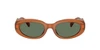 Oculos de Sol Miu Miu MUC01S -  Caramelo