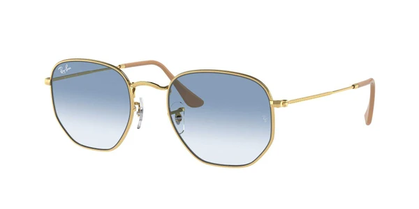 Óculos de Sol Ray Ban RB3548 Hexagonal -  Dourado