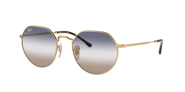 Óculos de Sol Ray Ban RB3565 Jack -  Dourado