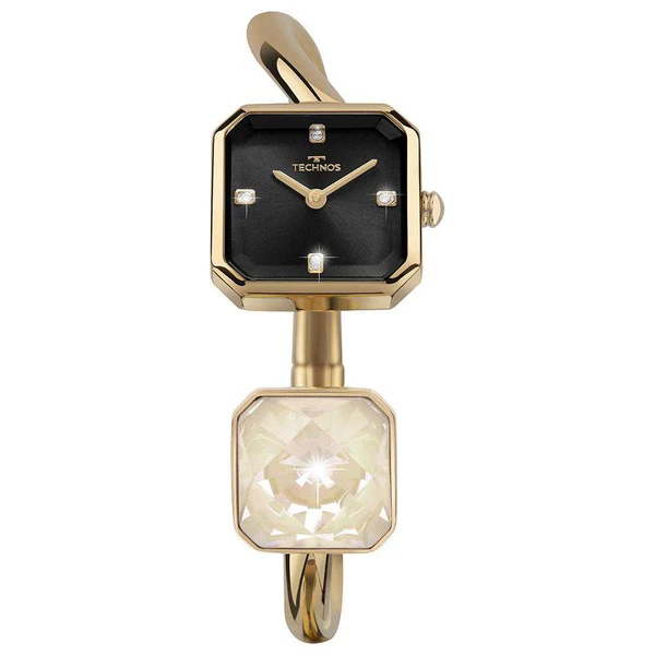 Relogio Technos Feminino Crystal Dourado - 751AA/1P
