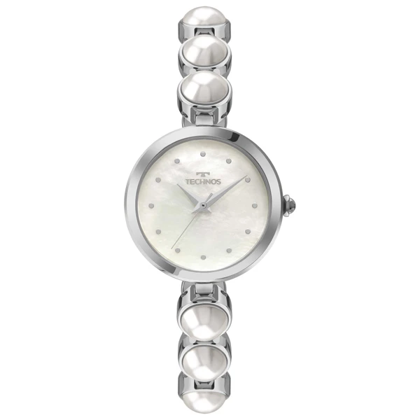 Relogio Technos Feminino Crystal Prata - 2035NEI/1B