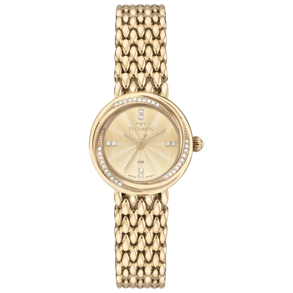 Relogio Technos Feminino Mini Joia Dourado - 2035NBL/1D