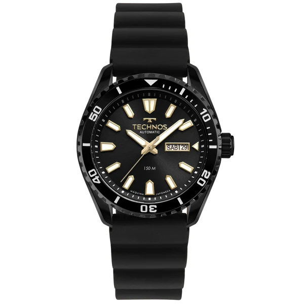 Relogio Technos Masculino Diver Preto - 8205PF/2P