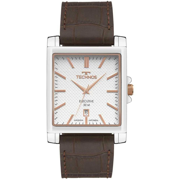 Relogio Technos Masculino Executive Prata - 2115UBW/0K