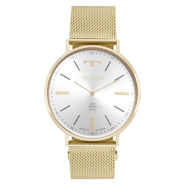 Relogio Technos Masculino Slim Dourado - 2025LTZ/1C