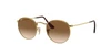 Óculos de Sol Ray Ban RB3447 Round Metal -  Dourado
