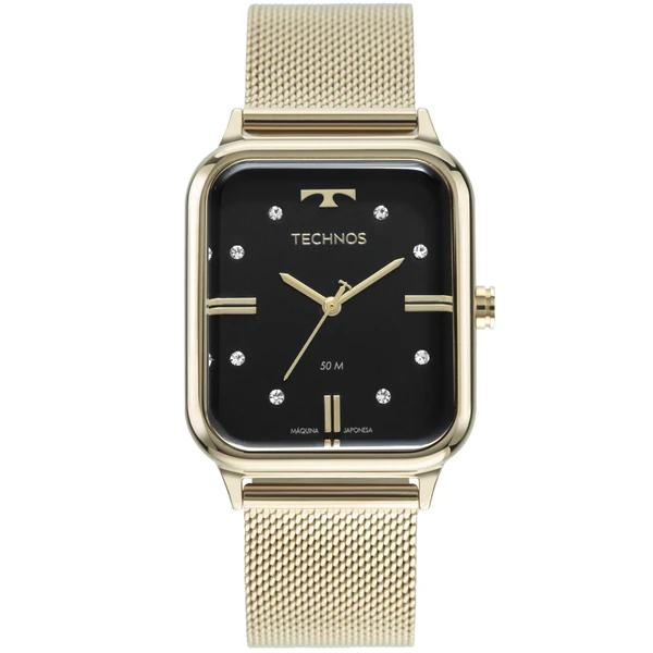 Relogio Technos Feminino Style Dourado - 2039CQ/1P