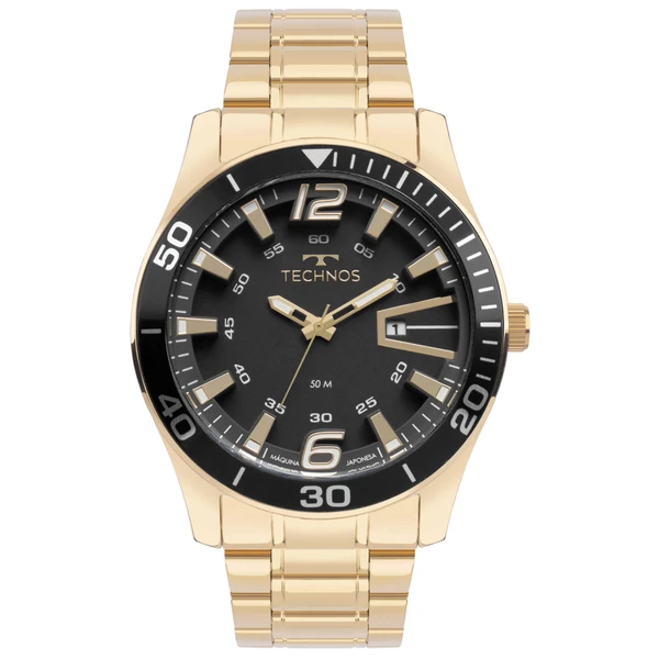 Relogio Technos Masculino Racer Premium Dourado - 2115LAJS/1P