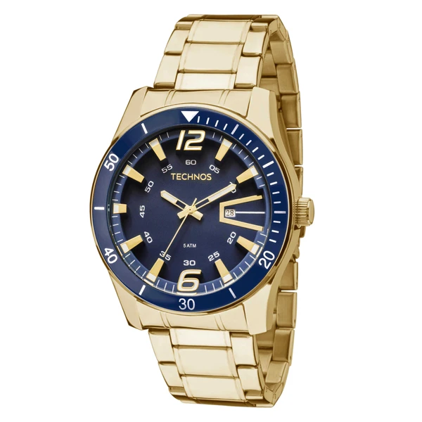 Relogio Technos Masculino Racer Premium Dourado - 2115LAJS/4A