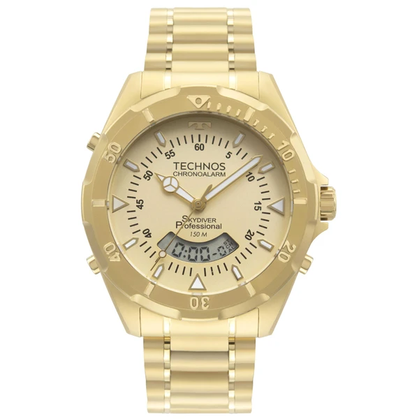 Relogio Technos Masculino Skydiver Dourado - WT2050AWN/1X