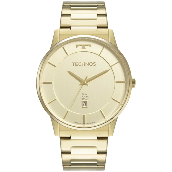 Relogio Technos Masculino Slim Dourado - GM10YP/1X