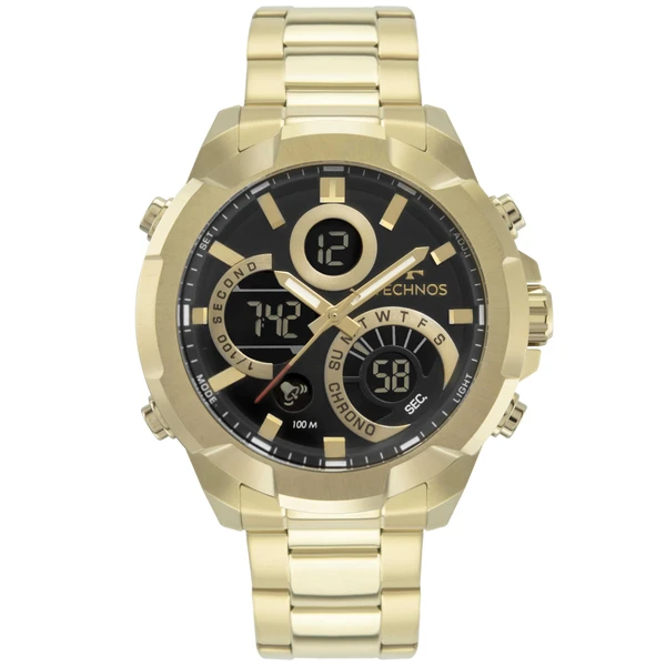 Relogio Technos Masculino Ts Digitech Dourado - W23721AAA/1P