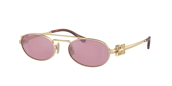 Óculos de Sol Miu Miu MU54ZS -  Dourado