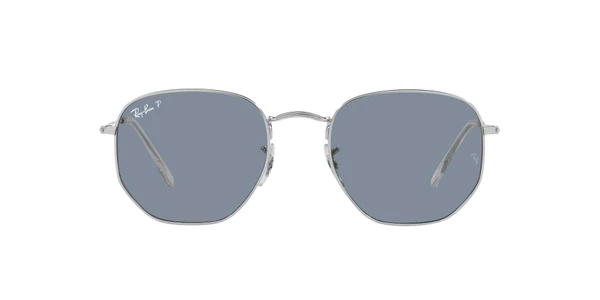 Oculos de Sol Ray Ban RB3548N Hexagonal -  Prata