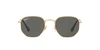 Oculos de Sol Ray Ban RB3548NL Hexagonal -  Dourado