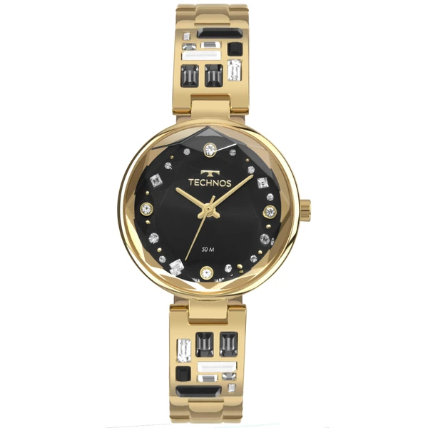 Relogio Technos Feminino Crystal Dourado - 2036NAV/1P