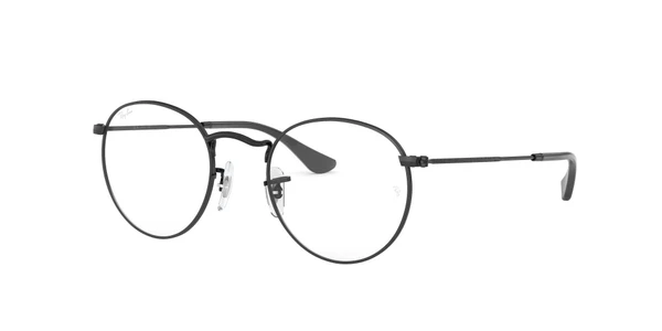 Oculos de Grau Ray Ban RX3447V Round Metal -  Preto