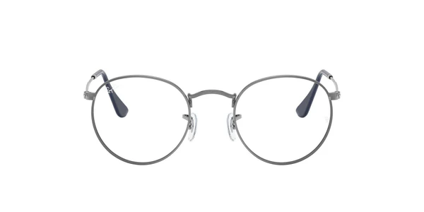 Oculos de Grau Ray Ban RX3447V Round Metal -  Prata