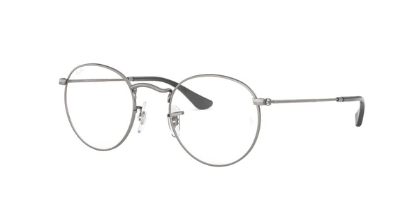 Óculos de Grau Ray Ban RX3447V Round Metal -  Prata
