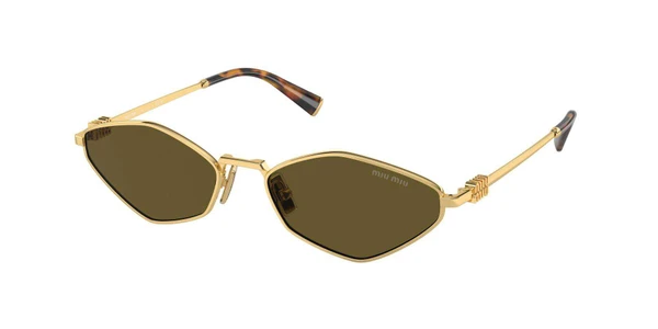 Oculos de Sol Miu Miu MU56ZS -  Dourado