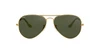 Oculos de Sol Ray Ban RB3025L Aviator -  Dourado
