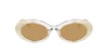 Oculos de sol Miu Miu MUB09S -  Creme