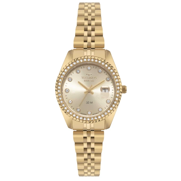 Relogio Technos Feminino Riviera Dourado - 2015CEY/1X