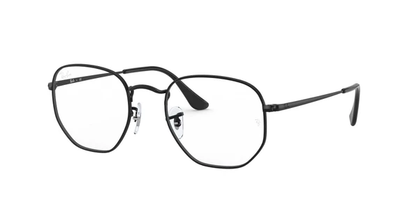 Óculos de Grau Ray Ban RX6448 Hexagonal -  Preto