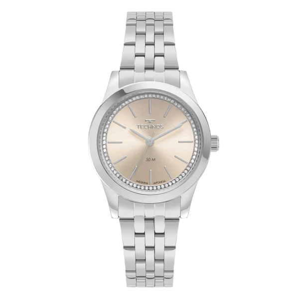 Relogio Technos Feminino Boutique Prata - 2035MZR/1J