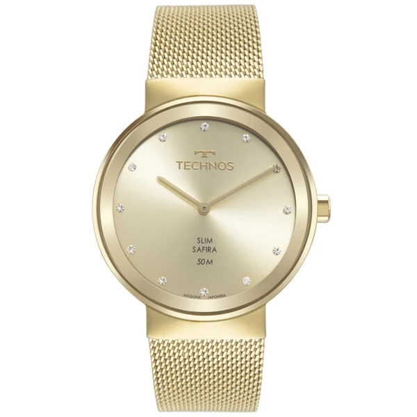 Relogio Technos Feminino Slim Dourado - 1L22WM/1X