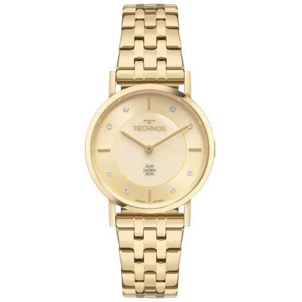 Relogio Technos Feminino Slim Dourado - 2025LUB/1X