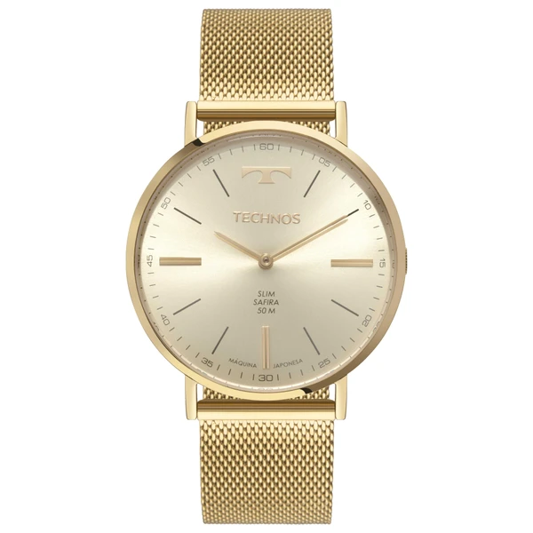 Relogio Technos Masculino Slim Dourado - 2025LUM/1X