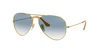 Oculos de Sol Ray Ban RB3025L Aviator -  Dourado