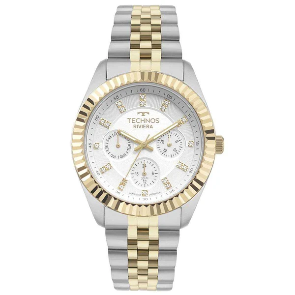 Relogio Technos Feminino Riviera Bicolor - 6P79CC/1K
