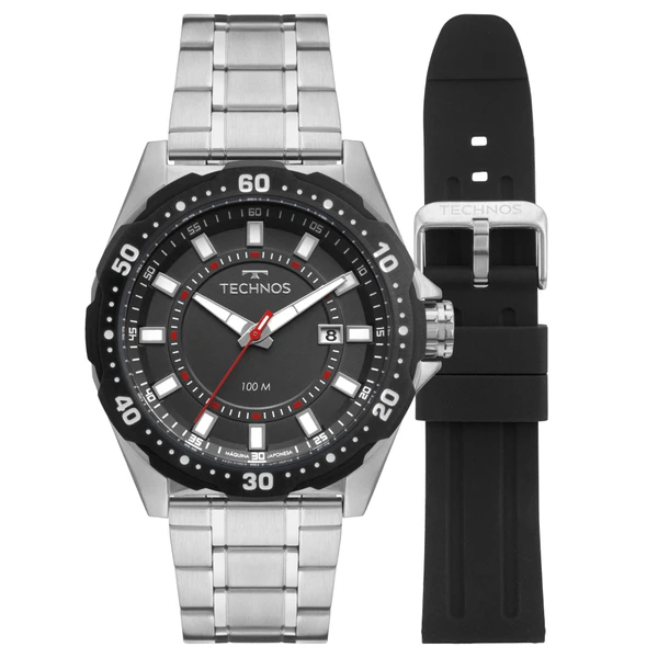 Relogio Technos Masculino Racer Premium Bicolor - 2315LBC/T1P