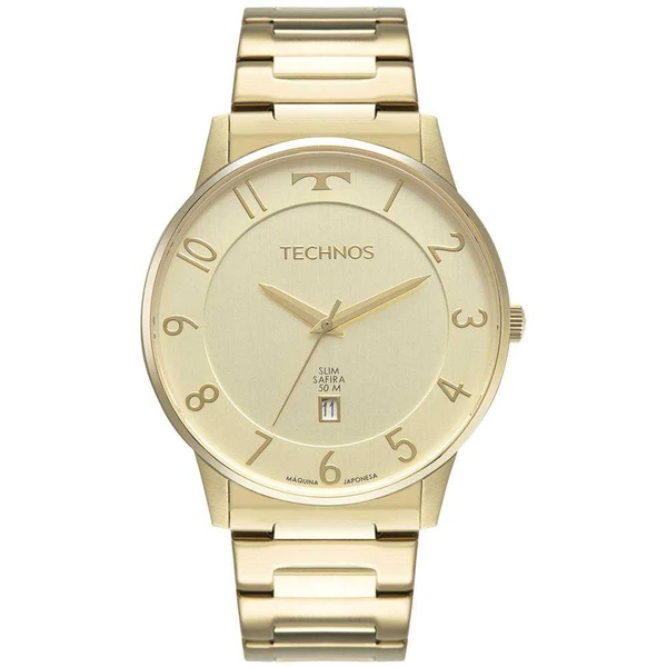 Relogio Technos Masculino Slim Dourado - GM10YP/1D