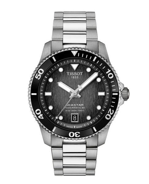 Relógio Tissot Seastar 1000 Powermatic 80 40mm T120.807.11.051.00