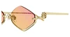 Óculos de Sol Gucci GG1604S -  Dourado
