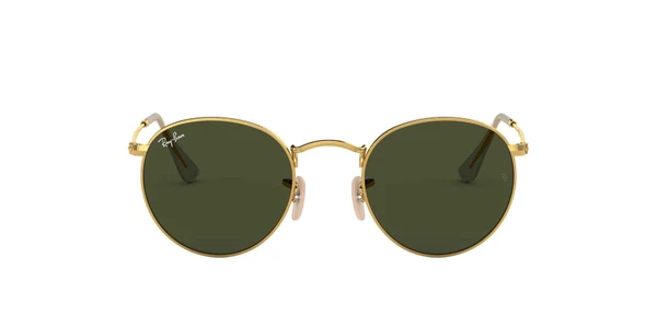 Oculos de Sol Ray Ban RB3447L Round Metal -  Dourado