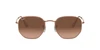 Óculos de Sol Ray Ban RB3548NL Hexagonal -  Cobre